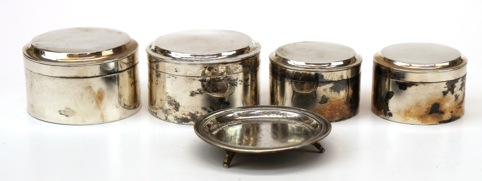 Toilettedosor 2 par samt nipperfat, silver, empire, 1800-talets 1 hälft, slät modell,_10122a_lg.jpeg