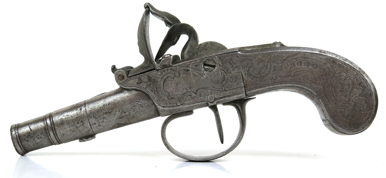 Flintlåspistol, stål, England, 1700-talets 2 hälft, så kallad turn-off-barrel,_10289a_8d93011c13a9bda_lg.jpeg