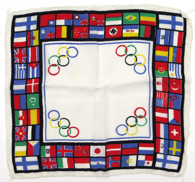 Näsduk, tryckt textil, framställd till (den inställda) olympiaden i Helsingfors 1940, _11901a_lg.jpeg
