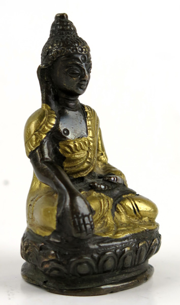 Skulptur, delvis förgylld brons, sittande Buddha, _12468a_8d967f1ab2f1da8_lg.jpeg