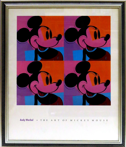 Warhol, Andy, efter honom, poster, offset, "The art of Mickey Mouse", _13488a_8d98813f3d9dbc2_lg.jpeg