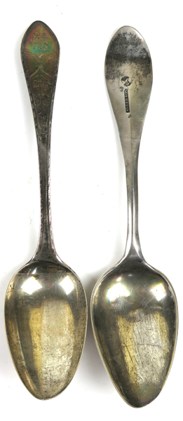 Skedar, 2 st silver, 17-1800-tal, total vikt 100 gram, _14425a_lg.jpeg