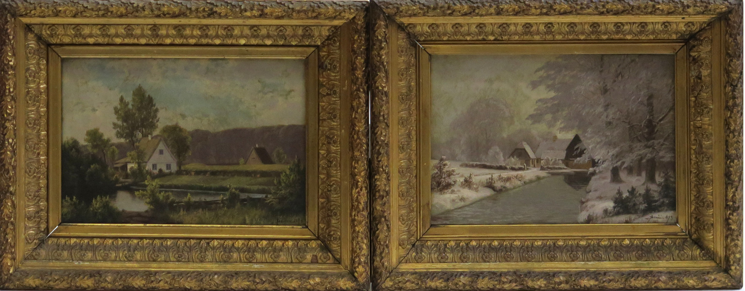 Okänd konstnär, 1800-talets slut, oljor, 1 par, landskap, _15485a_8d9beec0bec00d0_lg.jpeg