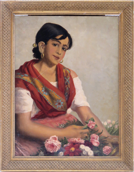 Okänd konstnär, sekelskiftet 1900, italiensk blomsterförsäljerska, _18404a_lg.jpeg