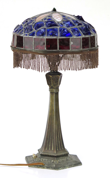 Bordslampa, brons, sekelskiftet 1900, hexagonal form, _18726a_8da2c444bde5620_lg.jpeg