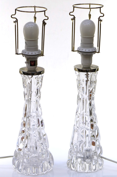 Fagerlund, Carl för Orrefors, bordslampor, 1 par, glas med metallmontage, modell RD 1477, _18738a_lg.jpeg