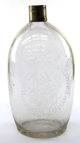 Plunta, glas med (senare) silvermontage, möjligen Limmared, 17-1800-tal, _18918a_lg.jpeg