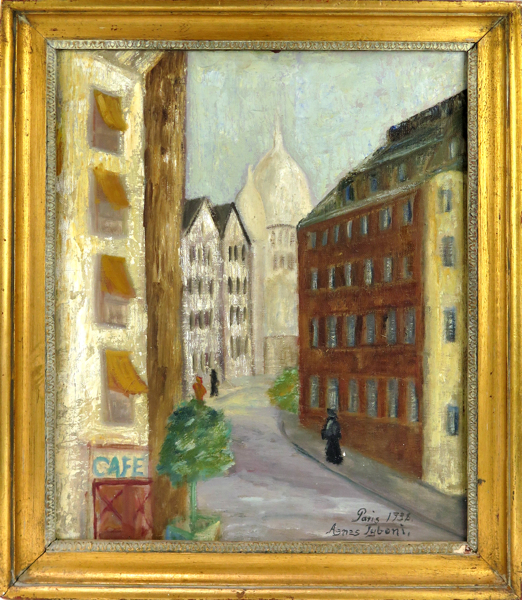 Tyboni, Agnes, olja, Place du Tertre, Montmartre med Sacre Coeur i fonden, _19596a_lg.jpeg