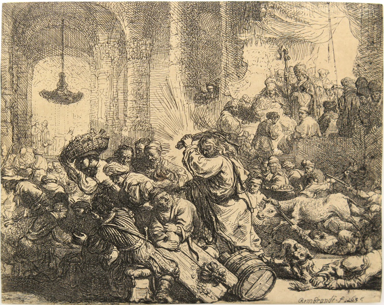 Van Rijn, Rembrandt Harmenszoon, etsning, Kristus driver ut månglarna ur templet, 1635, _19608a_8da4e1ad0dfb303_lg.jpeg