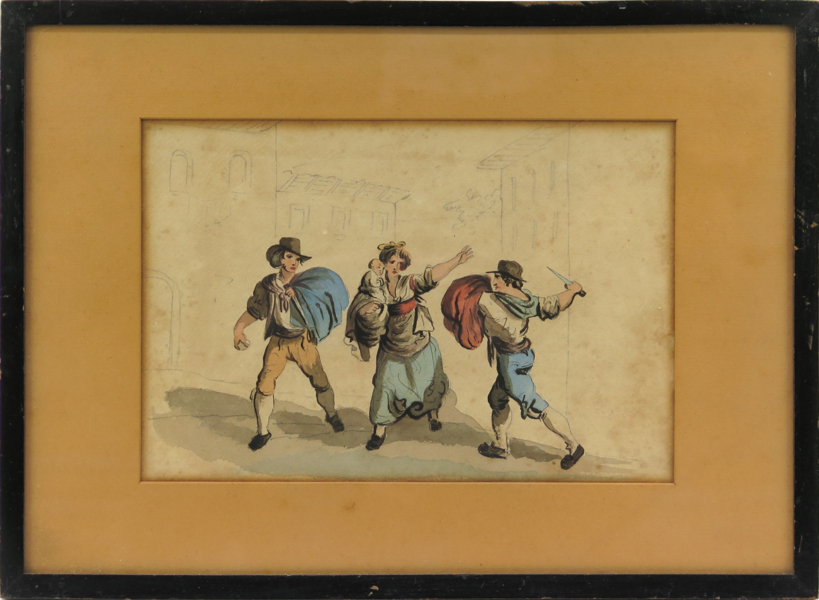 Rowlandson, Thomas, hans art, akvarellerad tusch och blyerts, italienskt (?) gatuöverfall, _19625a_8da4f7f024a4d7e_lg.jpeg
