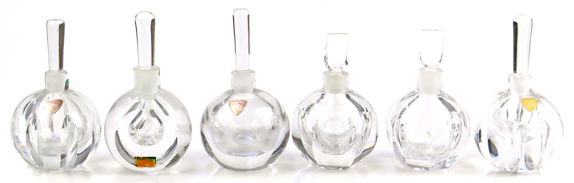 Hald, Edward för Orrefors, parfymflaconer med proppar, 6 st, glas, _19644a_lg.jpeg