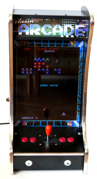 Dataspelmaskin, Classic Arcade Mini, innehåller 60 spel från 1980-talet som Pacman, Space Invaders, Donkey Kong och 1942,_19748a_8da512a42108ca4_lg.jpeg