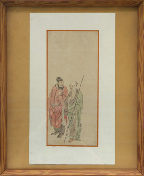 Okänd kinesisk konstnär, 1900-talets 1 hälft, akvarell, stående män, _19902a_8da52c5bf85a1eb_lg.jpeg