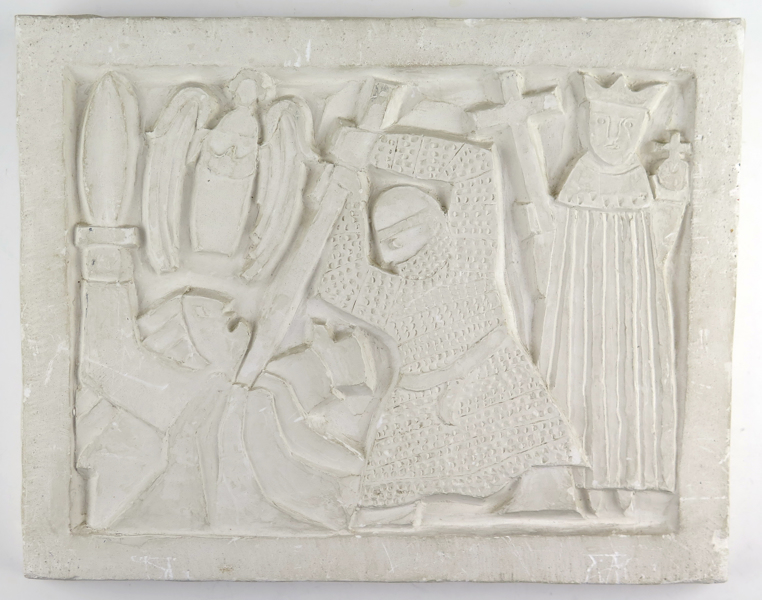 Fries, Bertil, relief, gips, möjligen motiv av Sankt Thomas a Beckets dråp, _19921a_lg.jpeg