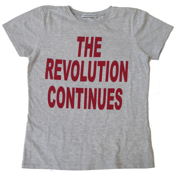T-shirt, Saatchi Gallery London, "The Revolution Continues",  storlek M, oanvänd_20155a_lg.jpeg