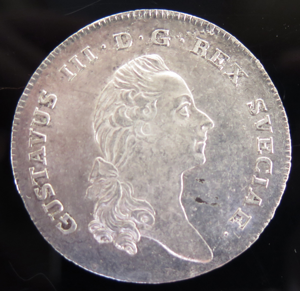 Silvermynt, 1 Riksdaler Gustav III 1787, _22110a_8da9277e0206c9f_lg.jpeg
