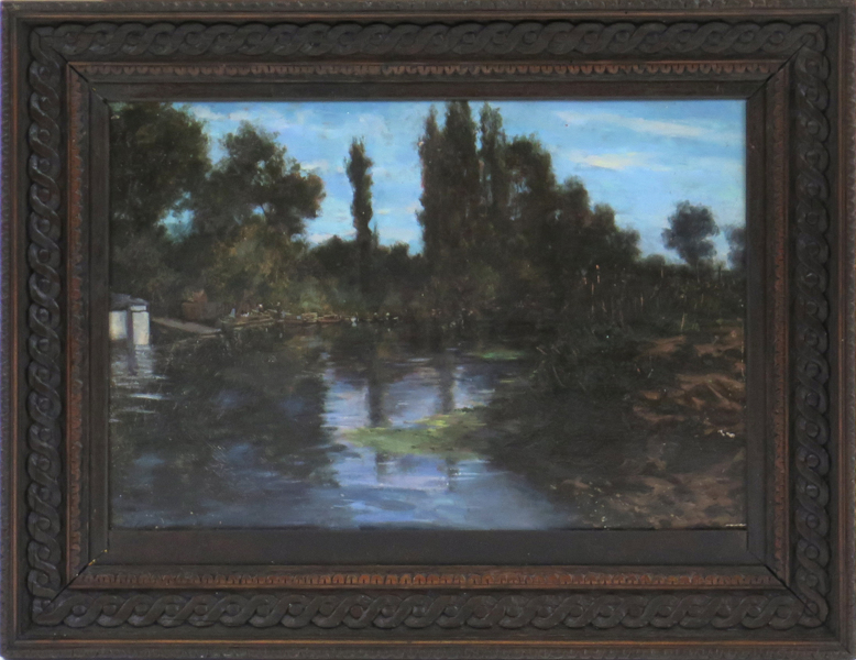 Altamoura, Jean (Ioannis Altamura), olja, impressionistiskt parklandskap, _23958a_lg.jpeg