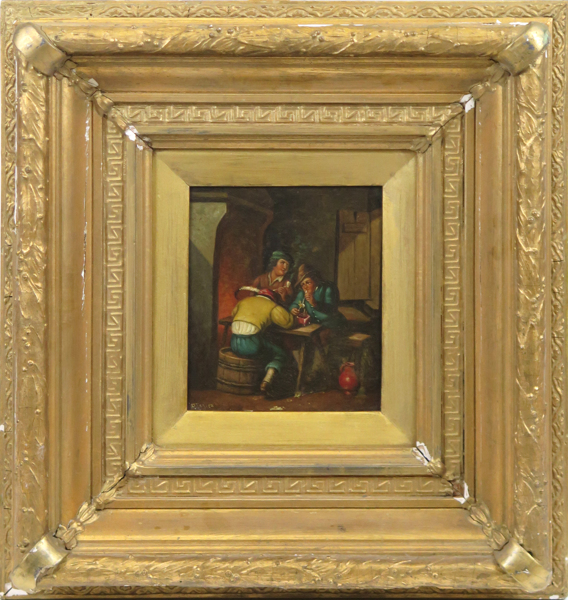 Teniers, David, efter honom, olja på kopparplåt, 1800-tal, värdshusscen, _24529a_lg.jpeg