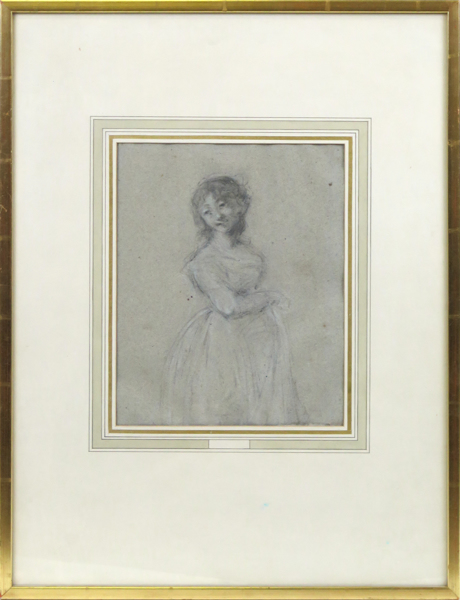 Prud'hon, Pierre Paul, hans skola, kolteckning med täckvitt, stående kvinna, 17-1800-tal, _24539a_lg.jpeg
