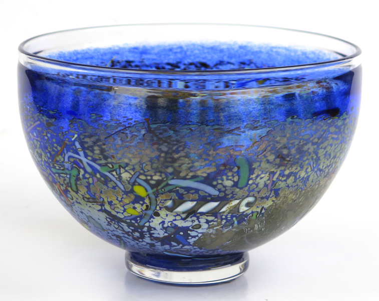 Vallien, Bertil för Kosta Boda Artist Collection, skål, blåtonat glas, Satellite, _24697a_lg.jpeg