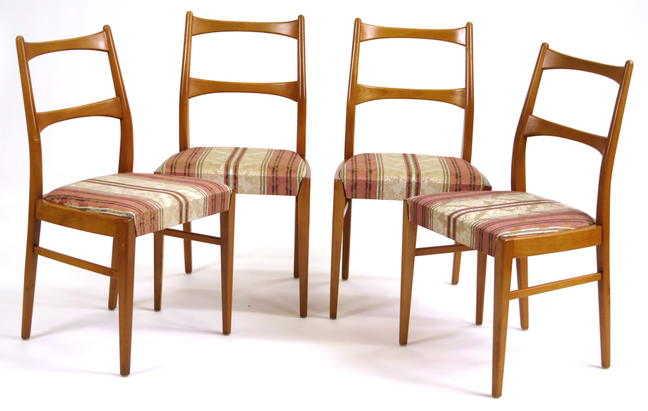 Okänd designer, 1960-tal, stolar, 4 st, bonad bok_26614a_8db1f1a659c0ebd_lg.jpeg