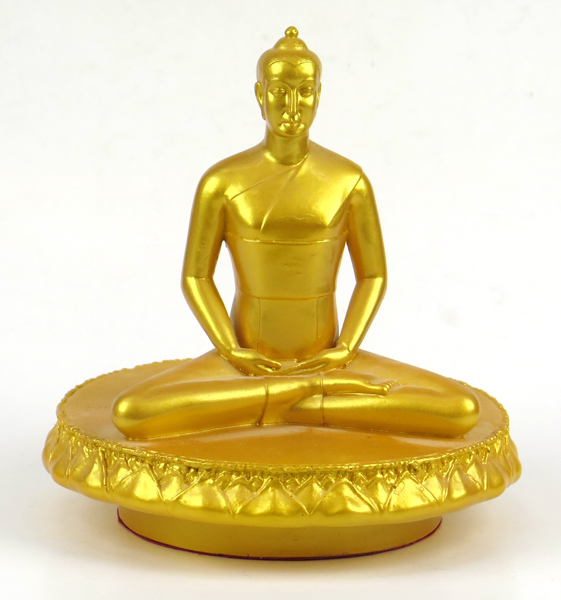 Okänd designer, skulptur, förgylld konstmassa. sittande Buddha, modern tillverkning, antagligen Thailand, höjd 19 cm_26704a_8db23d68658bc39_lg.jpeg