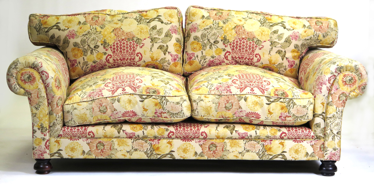 Okänd designer för George Smith, soffa, kretongklädsel, l 210 cm, visst slitage_26871a_lg.jpeg
