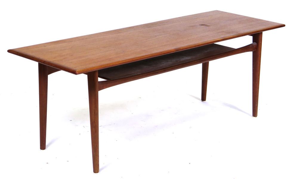 Okänd dansk designer, 1950-60-tal, soffbord, teak, undre tidskriftshylla, l 149 cm, bruksslitage_26931a_lg.jpeg