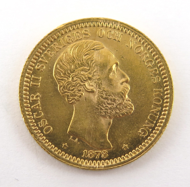 Guldmynt, 20 kronor, Oskar II 1878, 8,96 gram 900/1000 guld_28221a_8db52f997427c5f_lg.jpeg