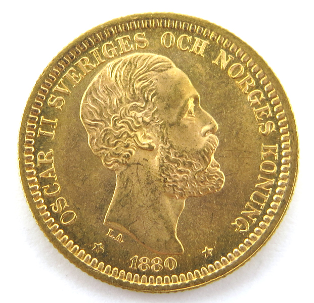 Guldmynt, 20 kronor, Oskar II 1880, 8,96 gram 900/1000 guld_28232a_8db52fcc543bfc8_lg.jpeg