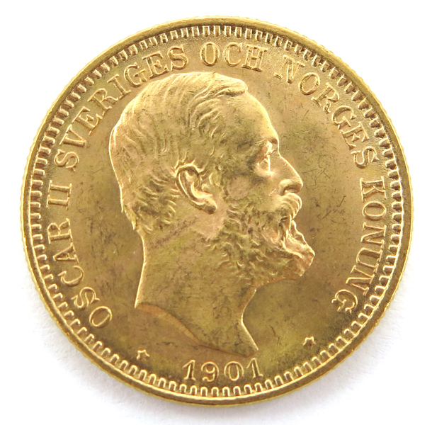 Guldmynt, 20 kronor, Oskar II 1901, 8,96 gram 900/1000 guld_28235a_8db52fcf956d2a1_lg.jpeg