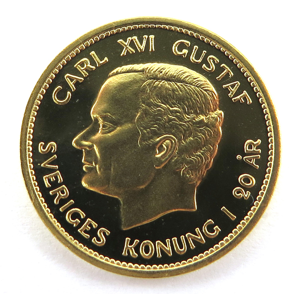 Guld/jubileumsmynt, 1000 kronor, Carl XVI Gustaf 1993, 5,8 gram 900/1000 guld_28250a_8db52fe30b57e84_lg.jpeg