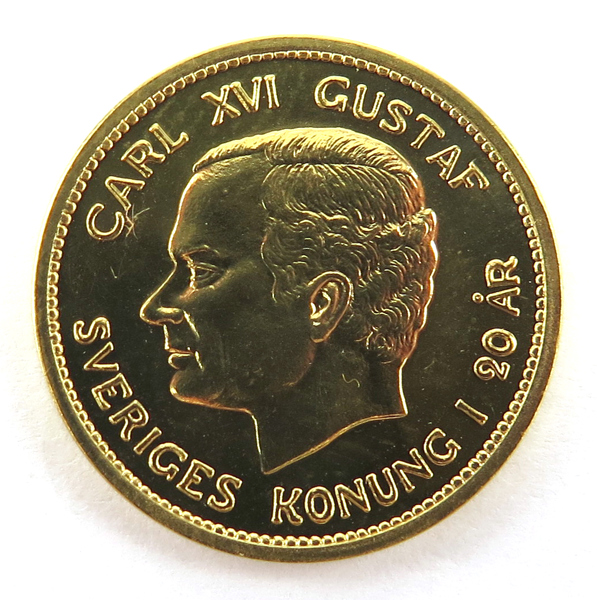 Guld/jubileumsmynt, 1000 kronor, Carl XVI Gustaf 1993, 5,8 gram 900/1000 guld_28252a_8db52fe50469de1_lg.jpeg