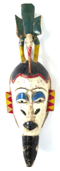 Mask, skuret och bemålat trä, så kallad Kalao Bird mask, Senufo, Elfenbernskusten, 1900-talets 2 hälft, h 66 cm_28379a_lg.jpeg