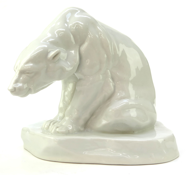 Markup, Béla för Herend, skulptur, blanc-de-Chine, art-déco, sittande isbjörn, modellnummer 5367, inpressad signatur och datering 1927, h 20 cm_28381a_8db58535769af1e_lg.jpeg