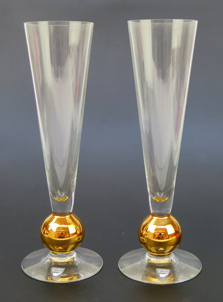 Cyrén, Gunnar för Orrefors, champagneglas, 1 par, "Nobel", design till Nobelprisets 90-årsjubileum 1991, h 22 cm, i originalförpackningar_28466a_8db5a050ae02aa0_lg.jpeg
