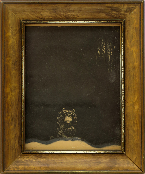 Bauer, John, litografi, efter honom, utgiven 1915 i häftet "Troll" av Ernst Bauers Förlag, "Humpe" (No 2), synlig pappersstorlek 11 x 8,5 cm, ej examinerad ur ram_28726a_8db5c4e540c940e_lg.jpeg