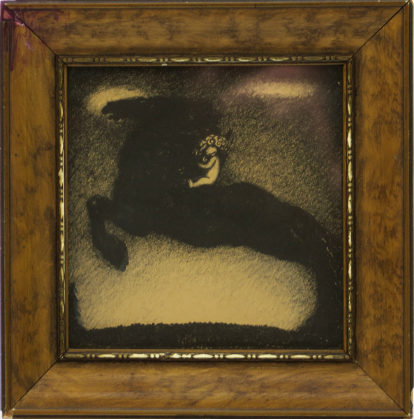 Bauer, John, litografi, efter honom, utgiven 1915 i häftet "Troll" av Ernst Bauers Förlag, "Trollhästen" (No 7), synlig pappersstorlek 9 x 8,5 cm, ej examinerad ur ram _28731a_8db5c4eb17cec87_lg.jpeg