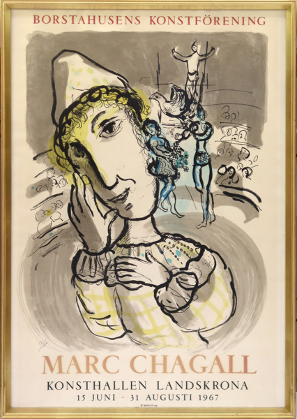 Chagall, Marc, poster, litograferad, Borstahusen, numrerad 621/1000, synlig pappersstorlek 63 x 56 cm_31390a_8dbb06e7fd66890_lg.jpeg