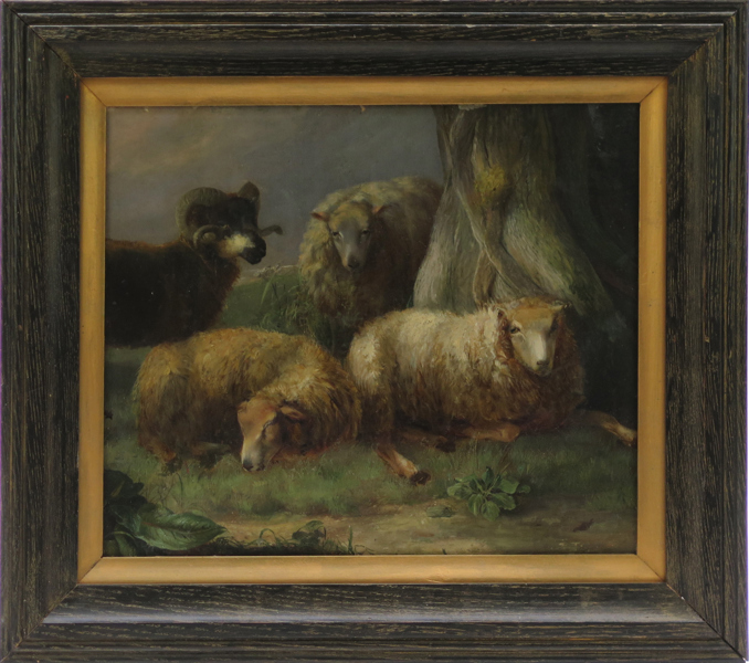 Berchem, Nicholaes Pieterzoon, efter honom, 1800-tal, olja, får, 31 x 36 cm_31439a_lg.jpeg
