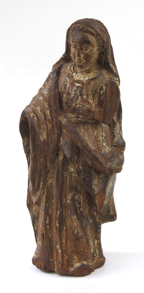 Skulptur, skuret trä, 16-1700-tal, Madonnan, höjd 19 cm, skador, delar saknas_31695a_8dbb4820364b01b_lg.jpeg