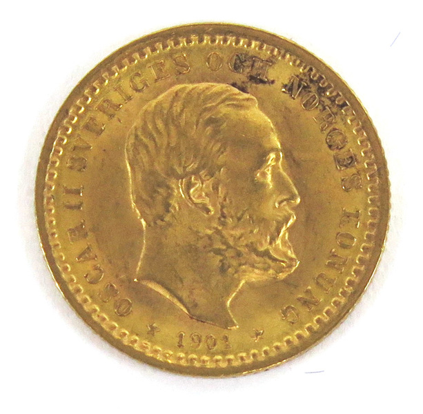 Guldmynt, 5 kr Oskar II 1901, vikt 2,24 gr 900/1000 guld_3200a_8d86522c9511f50_lg.jpeg