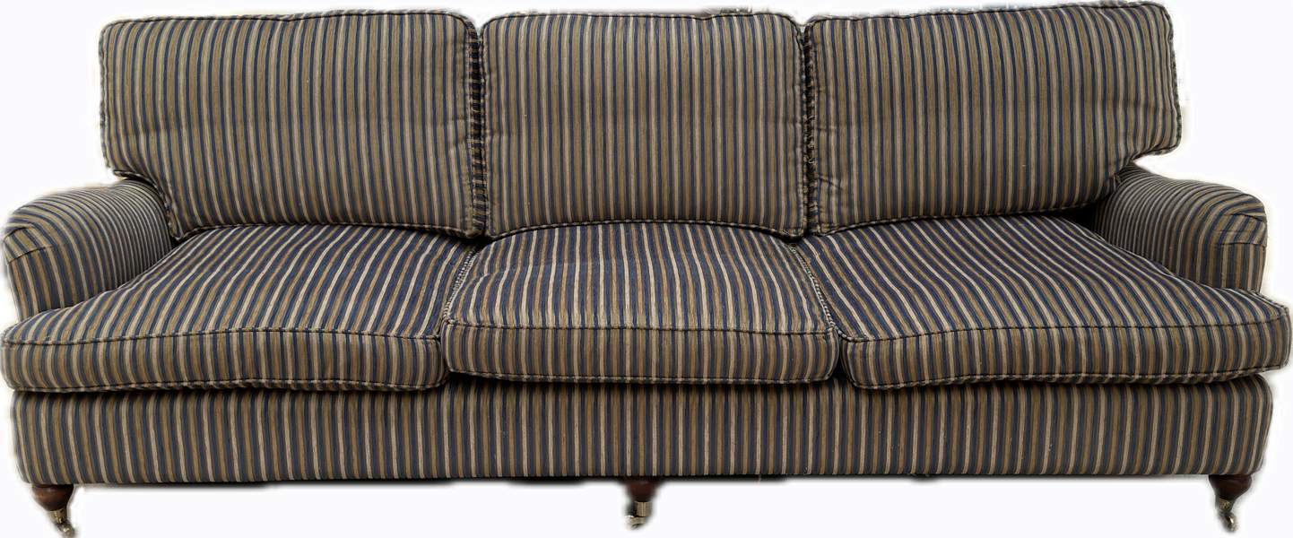 Okänd designer, soffa, så kallad Howardmodell, randig klädsel, l 210 cm_33980a_lg.jpeg