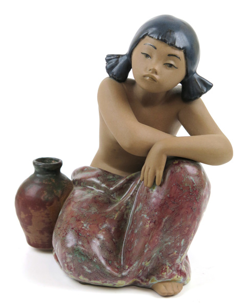 Puche, José för Lladró, figurin, delvis glaserat stengods, Desiree med kruka,_3604a_8d87105c1b2cd84_lg.jpeg