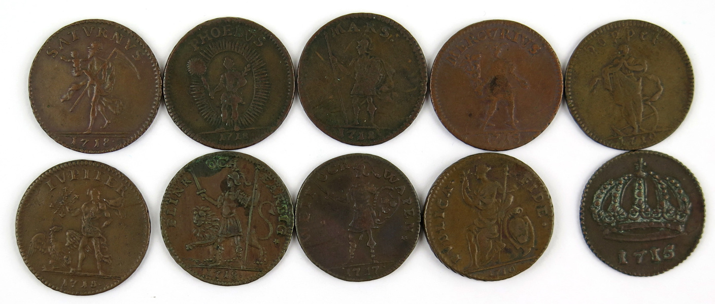 Komplett samling av samtliga 10 nödmynt utgivna under Karl XII:s och Ulrika Eleonoras regeringar 1715-19_3616a_8d871223ecb2bd4_lg.jpeg