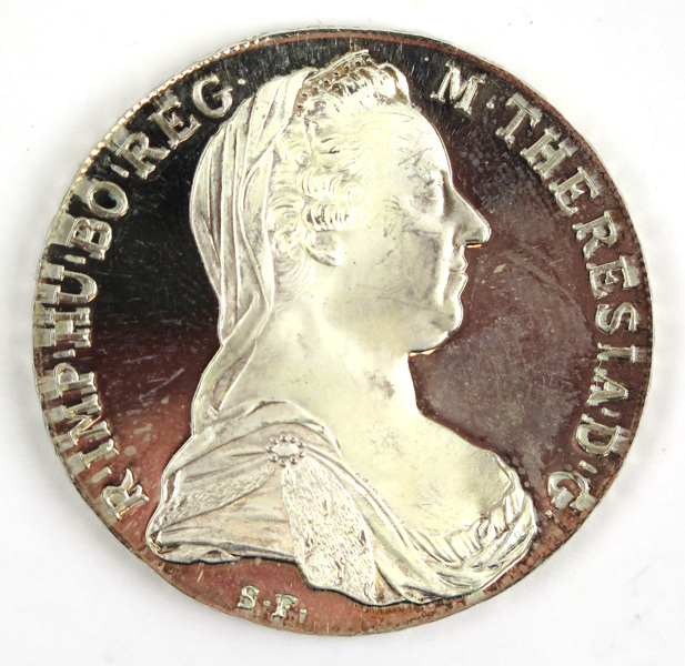 Mynt, silver, Österrike, s k Maria Theresiathaler, _3677a_8d8743dbf00d92a_lg.jpeg