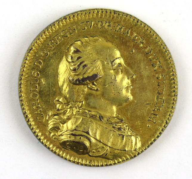 medalj, förgyllt silver, arvprins Karl (senare Karl XIII) blir förmyndare åt Gustav IV Adolf 1792, gravörsignatur Carl Enhörning,_3680a_8d8743aa46ddc51_lg.jpeg