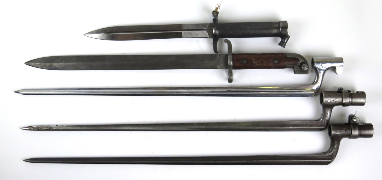 Hyls- och knivbajonetter, 5 st, bland annat M/1896 och M/1914, _3881a_8d8751f4dd38ceb_lg.jpeg