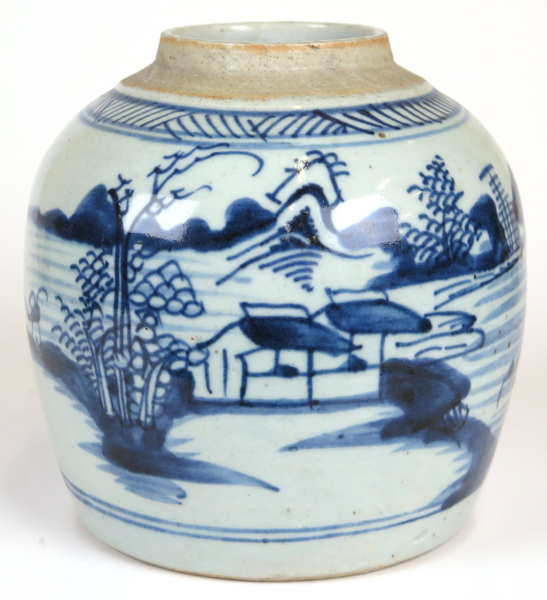Bojan, porslin, Kina, Qing, 1800-tal, blå underglasyrdekor av flodlandskap, _4301a_lg.jpeg