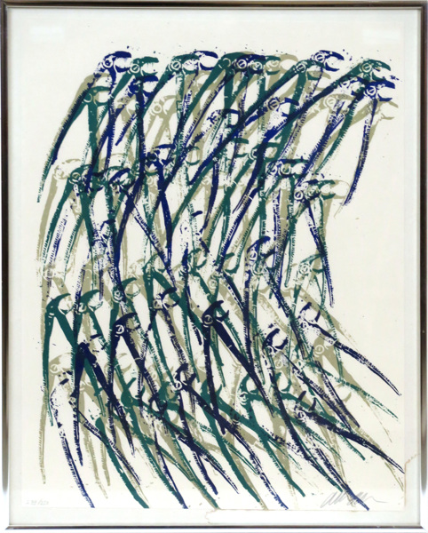 Arman, Fernandez, färglitografi, komposition, ur mappen Artistery - Dentistery, Galerie Bonnier, Geneve 1977, _5046a_lg.jpeg
